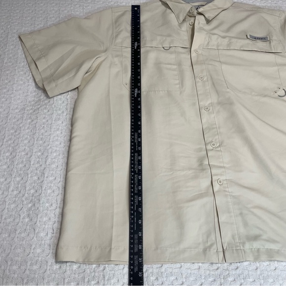 Habit Men's Solar Factor Shirt - Cream~ Size 2XL Fishing or Outdoors - Picture 6 of 12